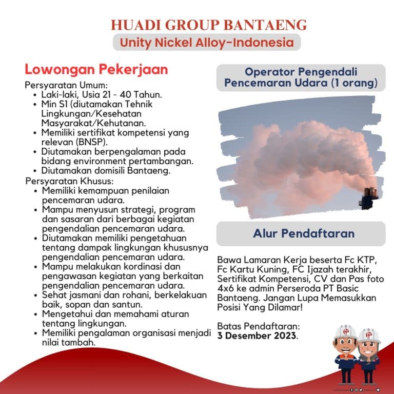 Pengendalian-Pencemaran-Udara-PT-Unity-Nickel-Alloy-Indonesia